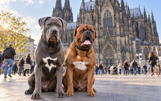 Rocky und Apollo mitten in Köln