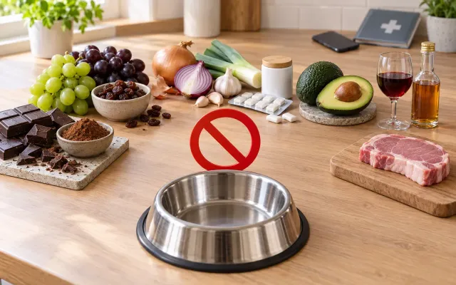 Für Hunde gefährliche Lebensmittel