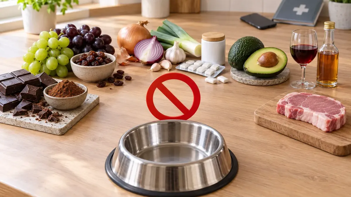 Für Hunde gefährliche Lebensmittel