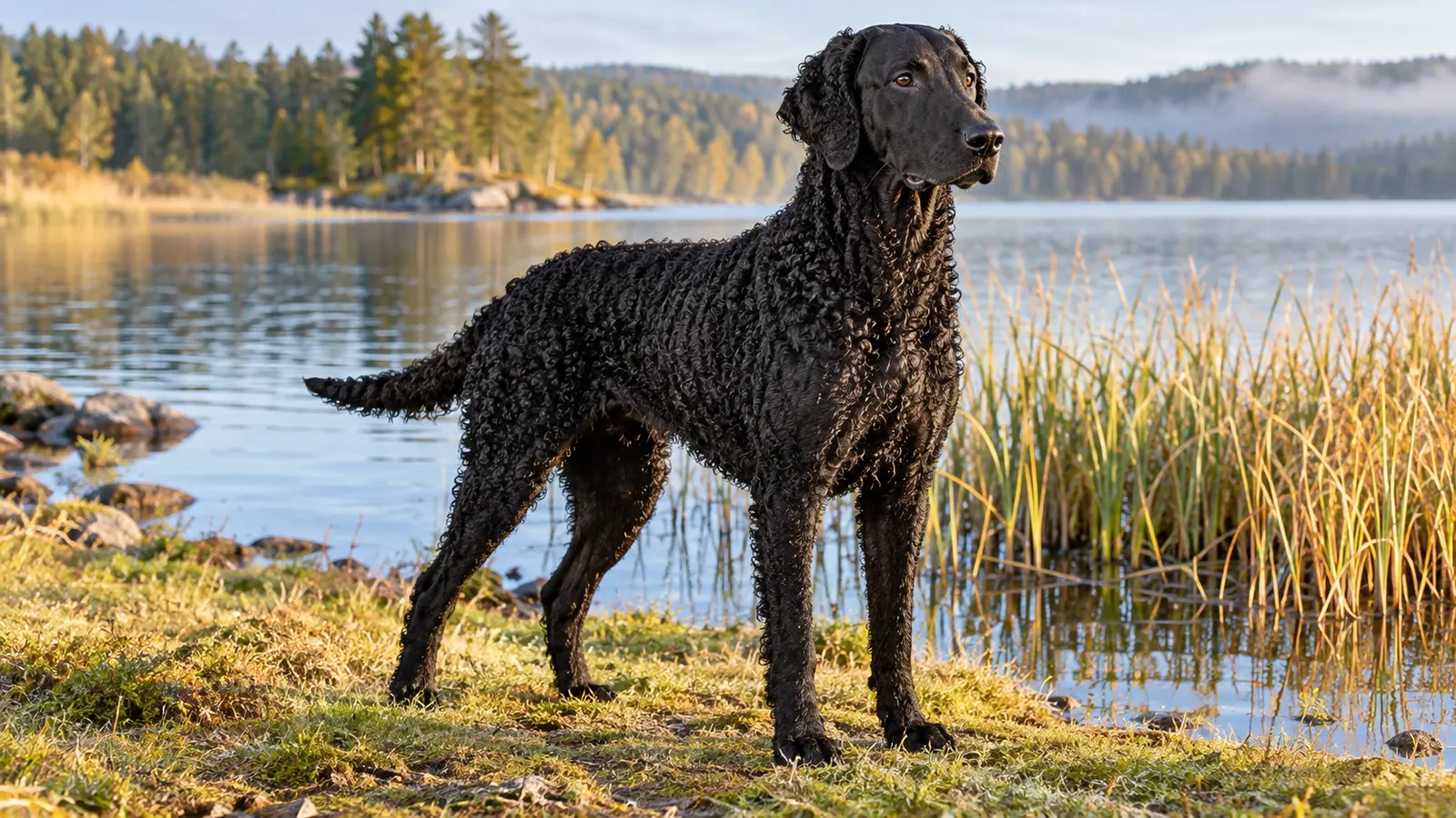 Curly Coated Retriever im Rasseportrait: Charakter, Haltung und Besonderheiten