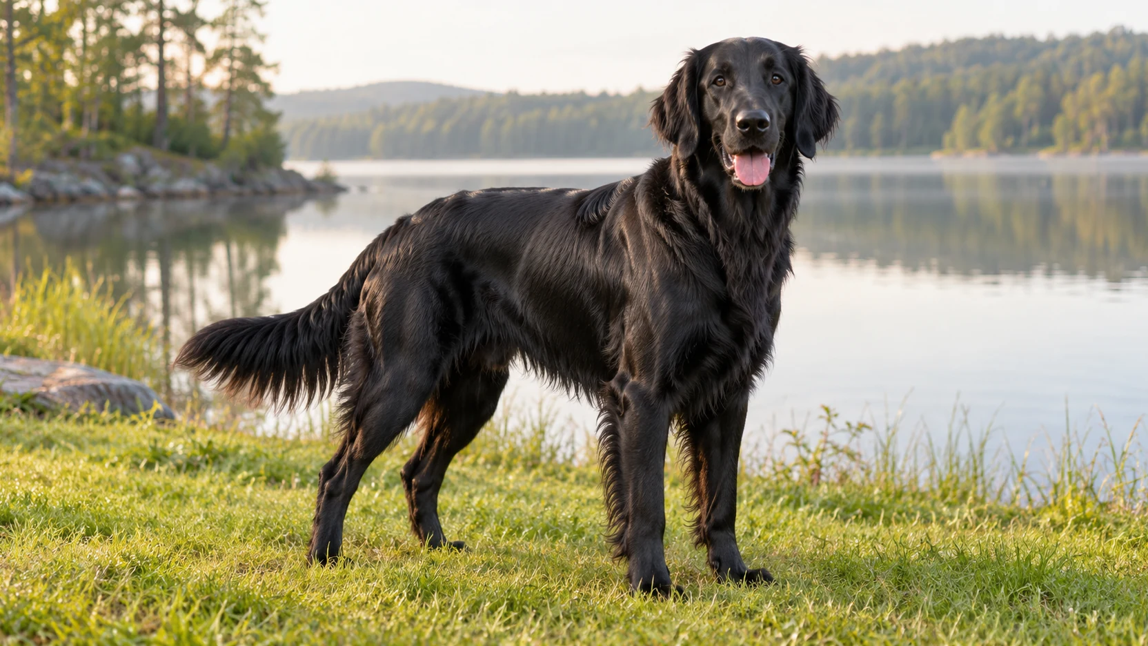 Flat Coated Retriever im Rasseportrait: Charakter, Haltung und Besonderheiten