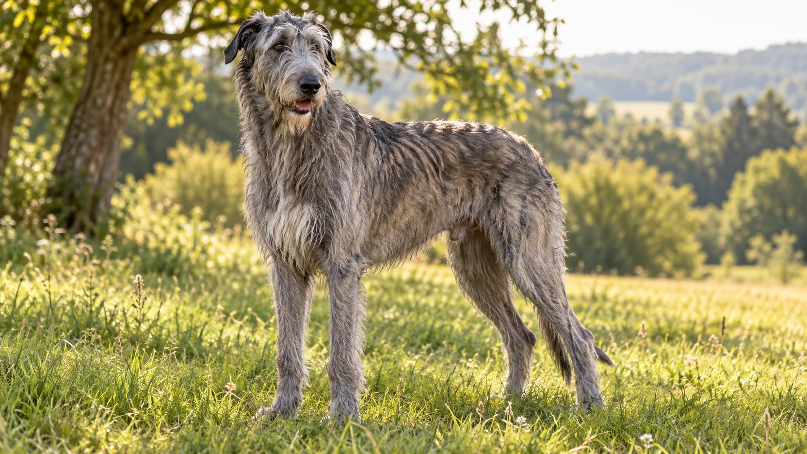 Irish Wolfhound im Rasseportrait: Charakter, Haltung und Besonderheiten