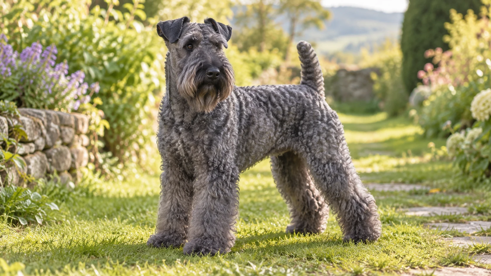 Kerry Blue Terrier im Rasseportrait: Charakter, Haltung und Besonderheiten